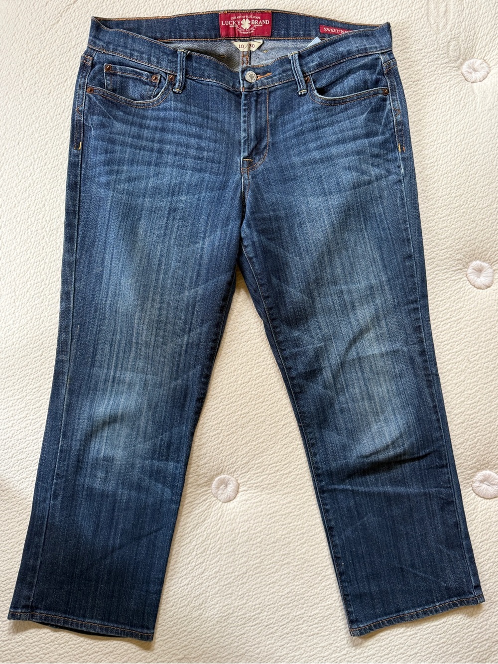 Lucky Brand Sweet’n Crop Jeans Straight Leg Cropped